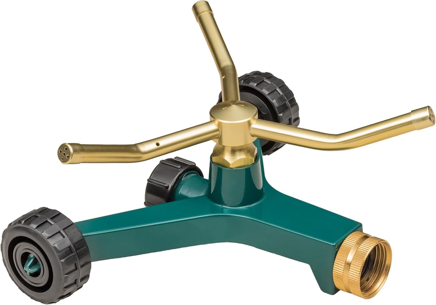 Orbit 58257N 3-Arm Metal Sprinkler with Wheel Base